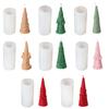 Christmas Tree Silicone Candle Mold Flexible Silicone Christmas Tree Molds for Making Candle and Hanging Decoration