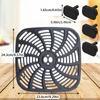 Square Air Fryers Plate Liners 7QT Metal Air Fryers Pad Metal Air Fryers Accessories Suitable for Baking and Cooking