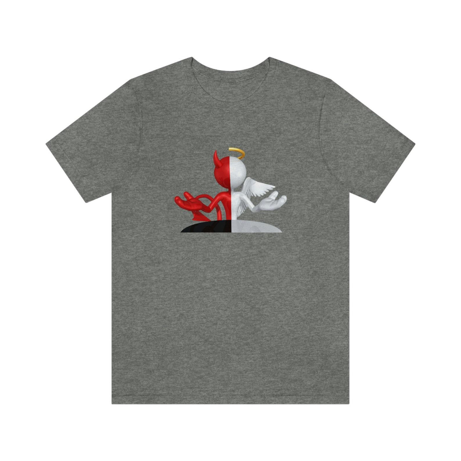 Good vs. Evil; Unisex Jersey Short Sleeve Tee S