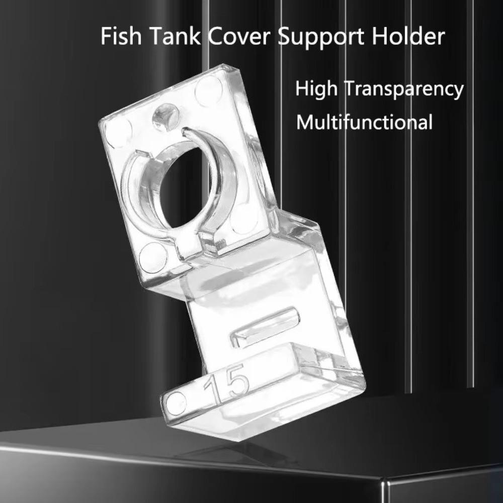1PC Acrylic Aquarium Lid Cover Support Holder Transparent Fish Tank Acrylic Clips Holder Fish Tank