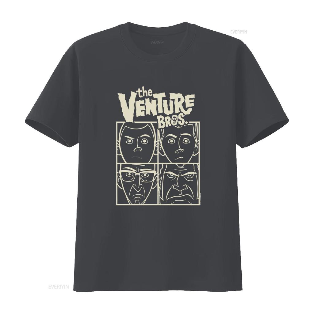 The Venture Bros Adult T Shirt Cartoon Print Retro Style vintage Washed Versatile Breathable Unisex graphic fashion Stretched