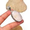 Rose Quartz Gemstone Pendant Gemstone : 925 Sterling Silver Handmade Jewelry Pendant