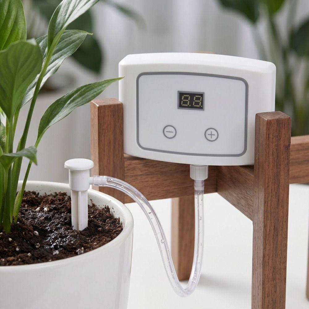 Humidity Sensing Automatic Watering Device 3 Protection Functions Adjustable Drip Head Smart Plant Waterer