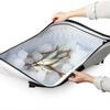 Waterproof Fishing Cooler Bag With Airtight Zipper Fresh Catch Storage Handheld Sea Gear Tote 108x42cm White Mesh