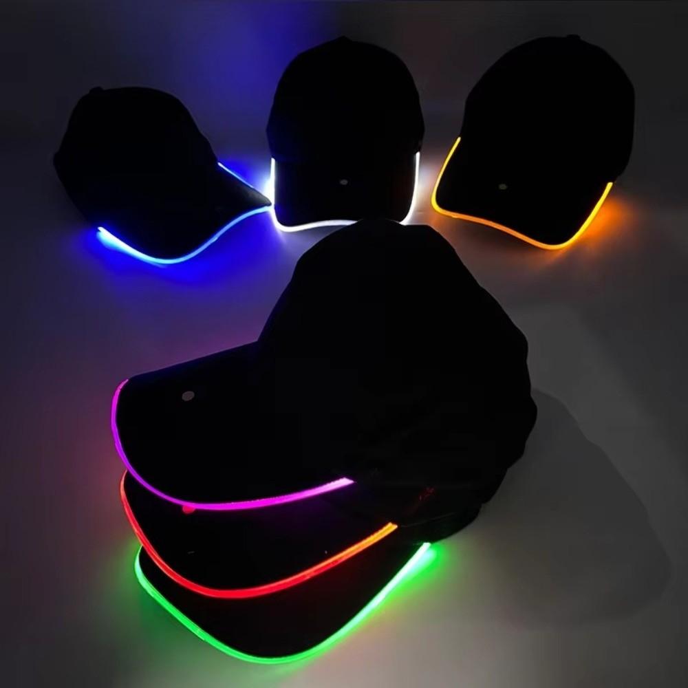 Drei Gänge LED Leuchtende Baseballkappe Verstellbare Blinkende Leuchtende Mütze Outdoor Spaß Event