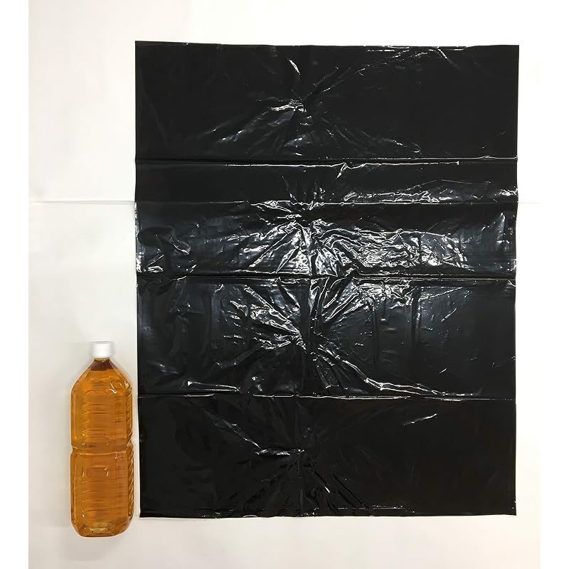 Ordi Garbage Bags, Black, 45L, Extra Thick, 30 Bags, 80cm (height) X 65cm (width), for Disaster Preparedness, Emergency Use, Storage, Polybags,
