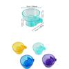Bird Drinking Cup Hanging Bird Food Bowl Removable Wide Mouth Bird Cage Bath Anti Spill Dual-Purpose Parrot Bathtub Aviary