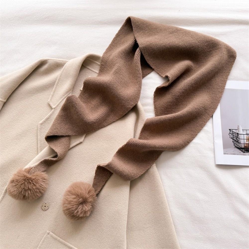 Multi-functional Knitted Triangular Scarf Soft Headscarf New Neckerchief  Gift