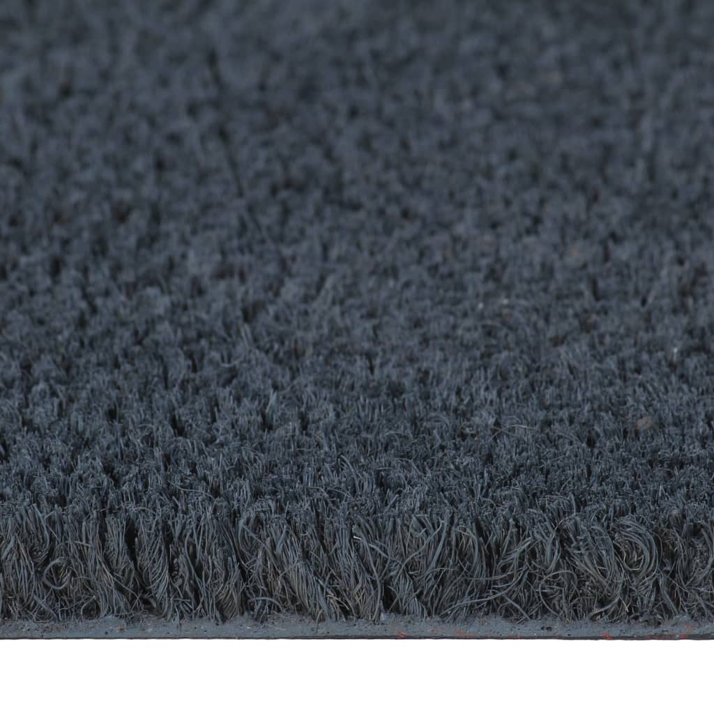 Doormat Dark Grey 40 x 60 cm Coir Fibre Tufted