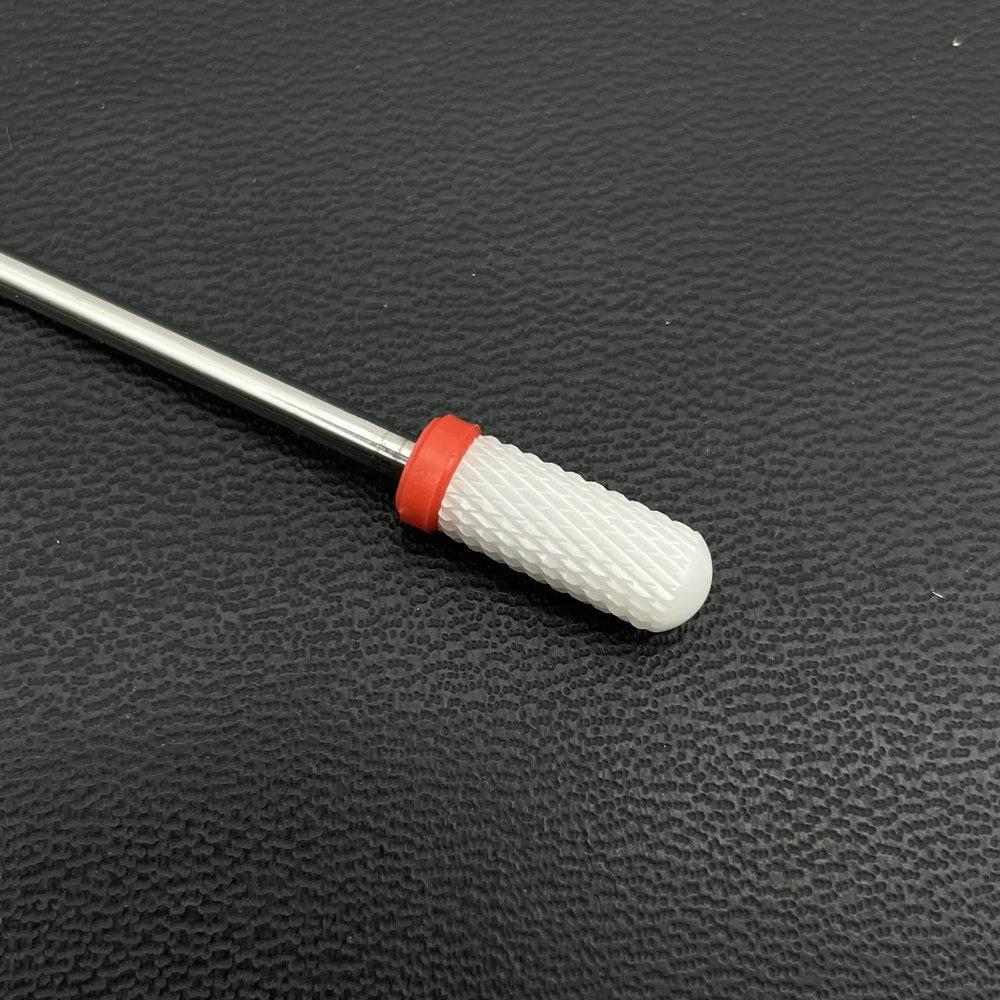 1Pc White Ceremic Nail Drill Bits Ceramic Cuticle Clean Bur Rotary Milling Cutters for Manicure Pedicure Dental Polishing Burs