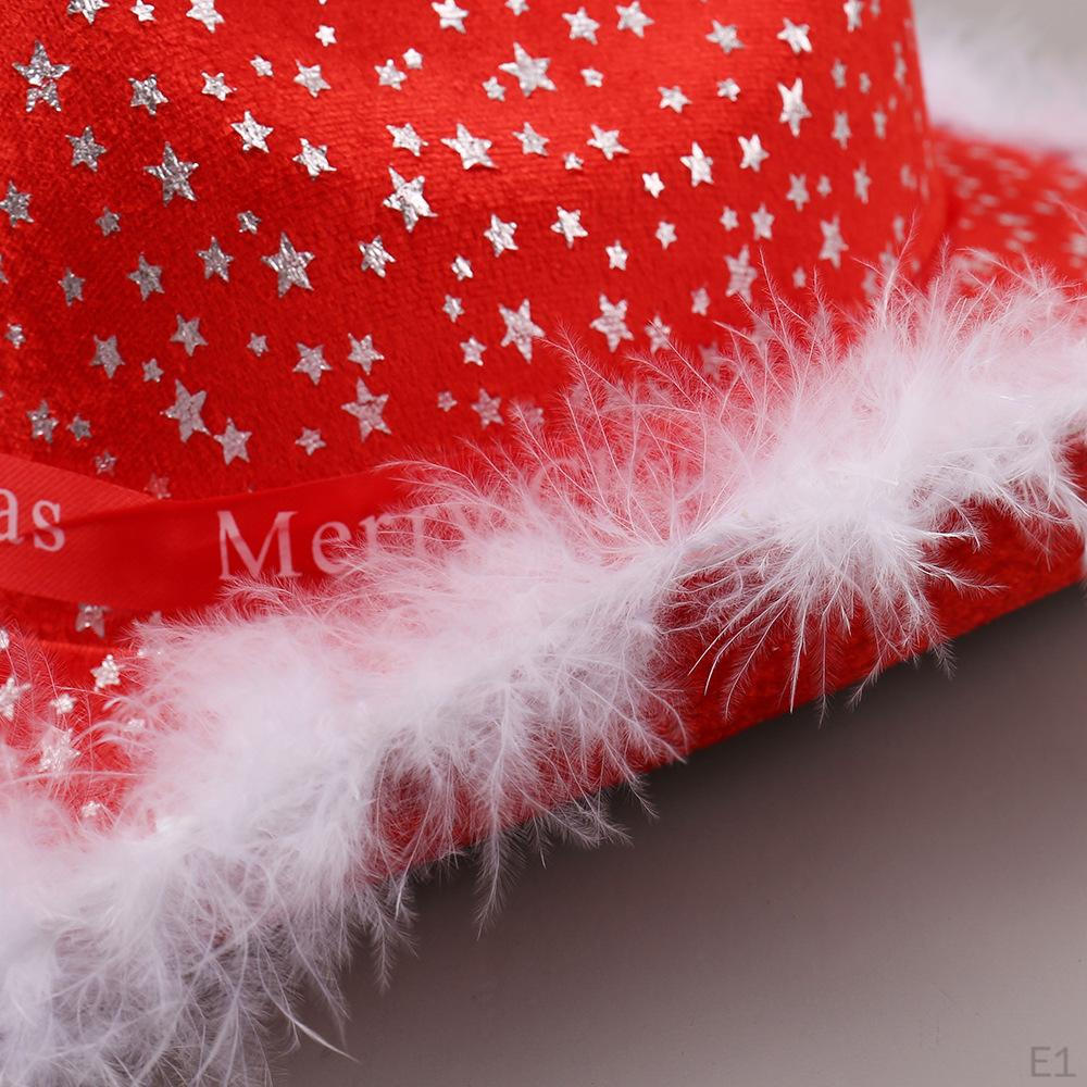 Christmas Cowboy Hat Cap Women Headwear for Party Stage Performance Halloween