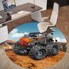 1pc monster truck Round Chair mat Area Rug - Non-Slip, Floor Mat for Office, Bedroom, and Indoor Decor c1125278