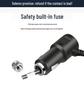 Universal 1-to-3 Car Cigarette Lighter Charger with QC3.0, Dual USB, PD Fast Charging (12V/24V)