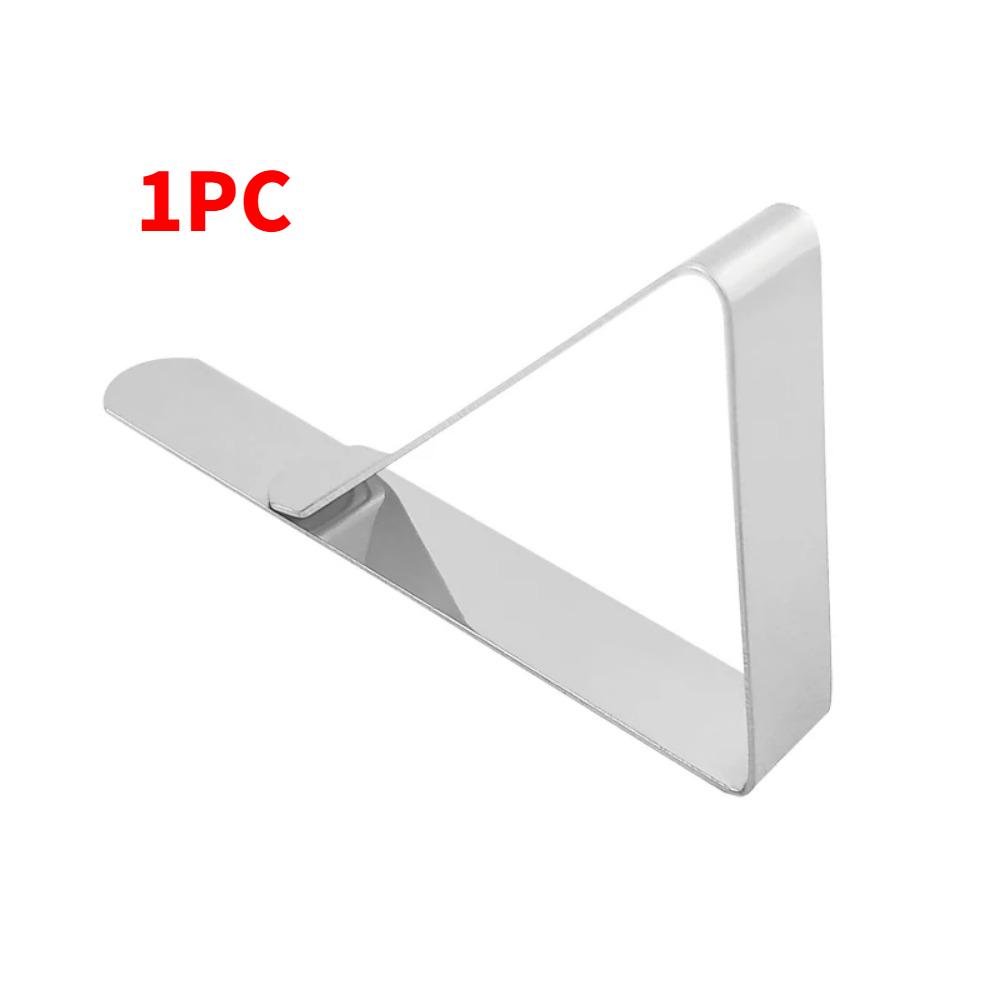 

50 шт., противоскользящий зажим для скатерти из нержавеющей стали, Нескользящий крепежный держатель, зажим для свадьбы, кемпинга, променада, чехла для скатерти 1PC