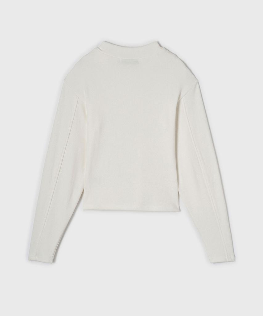 Yunse Boatneck Knit Top (White)