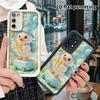 Phone Case: 2D Flat Design Suitable for Samsung Galaxy A34 A35 M05 M06 S20 S22 S21 FE Plus 5G Protective Case, Travel Little Duck, Perfect Christmas a