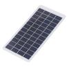 Polykristallines Silizium Solarpanel 5W 12V Hohe Lichtdurchlässigkeit Tragbares Solarladegerät für Straßenbeleuchtung