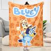 Bluey's Colorful Friends Blanket Comfortable Great for Office Chair Picnics Four Seasons Universal Stylish Decor