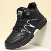 Winter New Style with Plush and Thickened High Top Men's Cotton Shoes Versatile Warm Men's Snow Boots