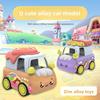 1Pcs Kawaii Childrens Fast Food Dessert Alloy Cars Cartoon Food Metal Car Toy Cake Kids For 2 To 4 Years Old Boys Birthday Gifts