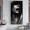 Moderné umenie Black Women Plagát Olejomaľba na plátne Plagáty a obrazy Scandinavian Wall Art Pictures for Home No Frame