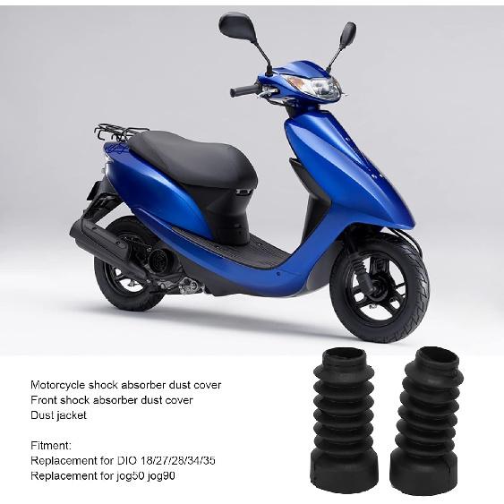 KIMISS 2PCS Motorcycle Front Fork Dust Cover, for DIO 18/27/28/34/35, Shock Absorber Boot, Rubber Replacement, Shock Damping Guard