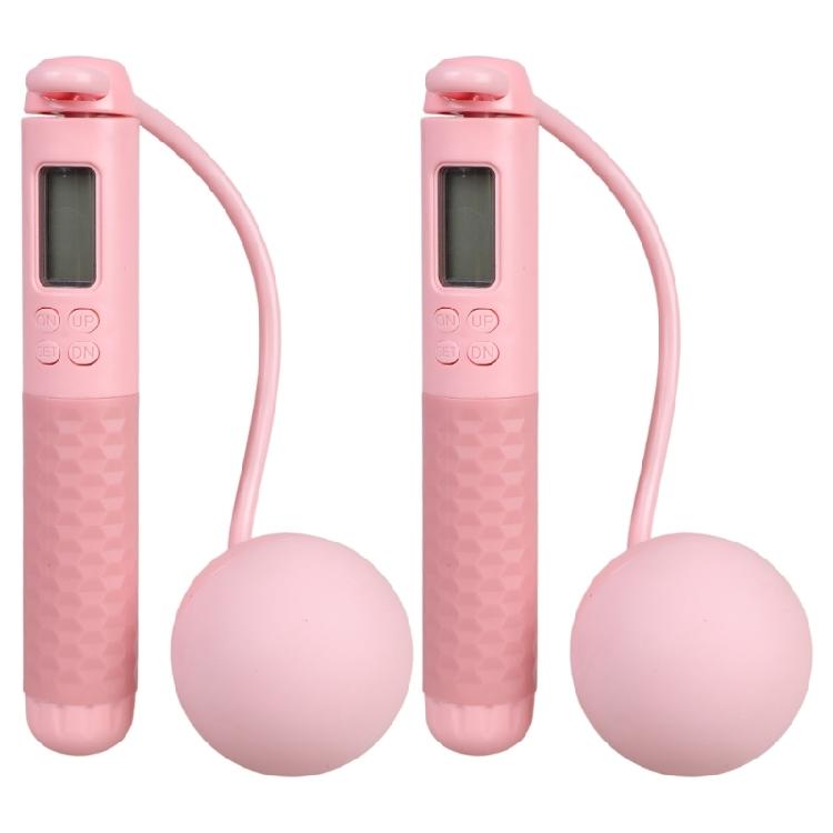 Fitness Skipping Rope with Counter Electronic Counting Jumping Rope Weighted Jump Rope Home Workout Equipment