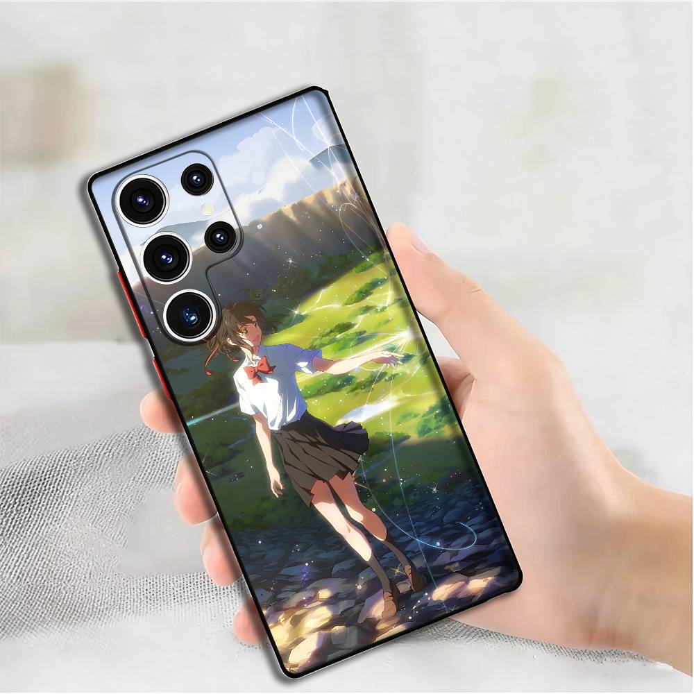 Anime Y-Your Name Phone Case For Samsung S24,25,23,22,21,20 Plus Ultra 5G Lite Shockproof Cover