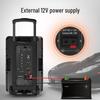 SANSUI SS6-12 Portable Karaoke Trolley Speaker (CN Version)