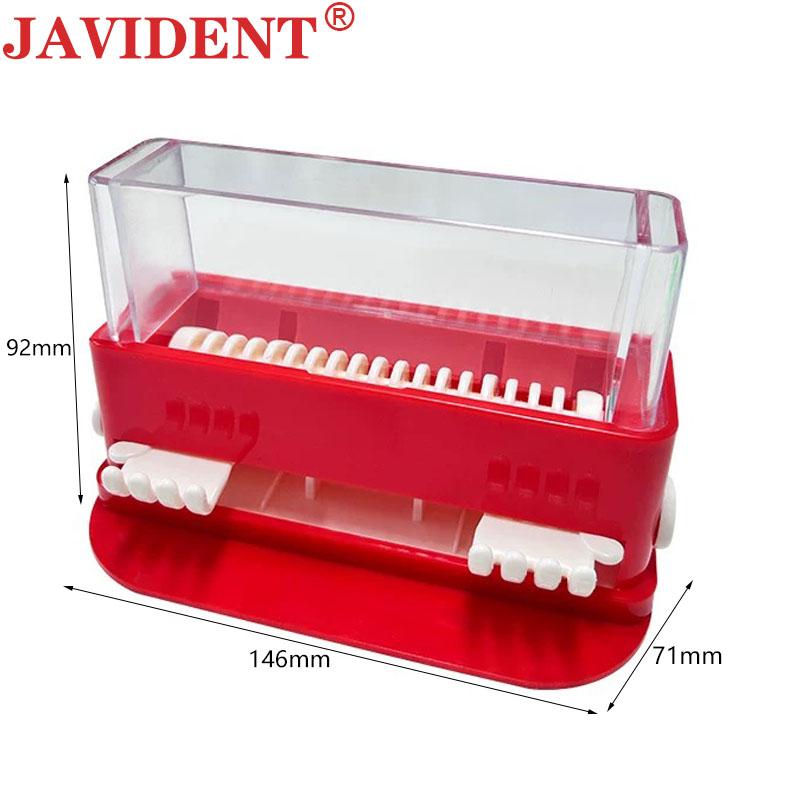Dental Press-Type Applicator Dispenser Dispenser Box for Disposable Brushes Storage Rack for Oral Dental Tools and Materials