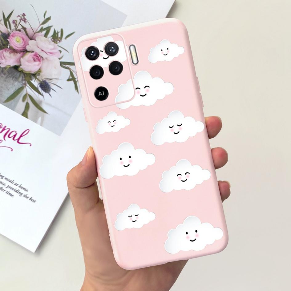 For OPPO Reno 5 5G Reno5 Pro Case CPH2201 Cute Painted Soft Silicone Covers Phone Cases For OPPO Reno 5 Pro Reno5 Lite 5Z Fundas
