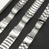 For Swatch 17/19.5/20/23mm YGS YAS Solid Stainless steel Folding buckle Watchband Watch Strap Bracelet Big size Man Woman Watch Accessories
