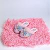 Rainbow Shoes Winter-Style Toddler Princess Slippers - Girls' Cotton Wool Non-Slip Warm Home Booties