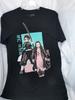 Demon Slayer Tanjiro And Nezuko Anime Official Merchandise Black T-Shirt Md Unisex T-Shirt
