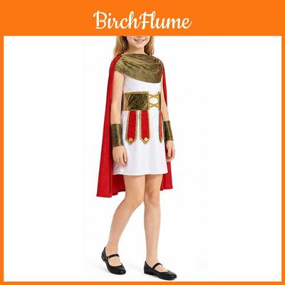Game Theme Roman Warrior Costume For Girls Cosplay Party Performance
