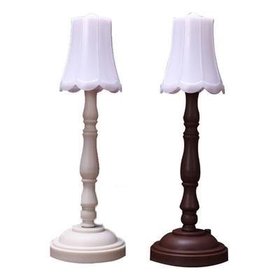 1:12 18.5*6cm/4.3*1.8cm Dollhouse Miniature Floor Lamp Simulation Bedside Lamp  Doll House Decor