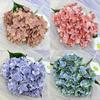 Elegant Hydrangea Artificial Flower Set With Silk Fabric For Home Decor And Wedding Arrangements