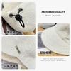 Wide face cover cap children autumn and winter versatile face small bucket hat sequined equestrian hat