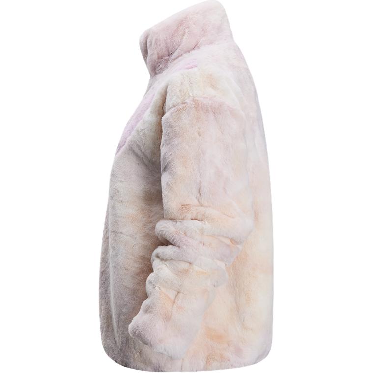 Nike Chaqueta de Mujer con Swoosh Grande de Piel Sintética Rosa HQ4871-663