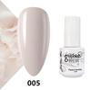 GELPOLISH Nail Art Set: Base, Top Coat, Transparent & White Gel Polishes