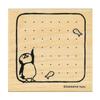 Face Stamps Animal Stamps Dot Children's [Notebook Edition] Grid/Frame/Penguin 1675-006