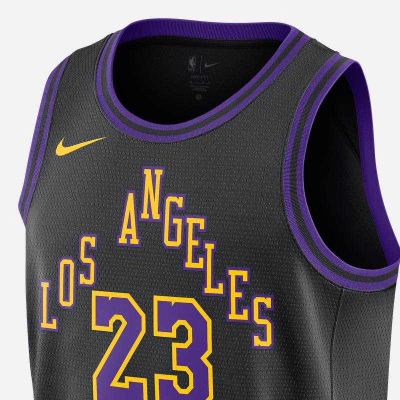 Nike Austin Rivers Lakers 23-24 City Edition Basketball Jersey Men Jerseys Black DX8506-013