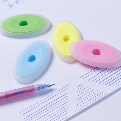 6 Teile/satz Neutral Löschbaren Stift Spezielle Gummi Farbe Oval Radiergummi für Löschbaren Gel Stift Korrektur Liefert Schule Büro Schreibwaren