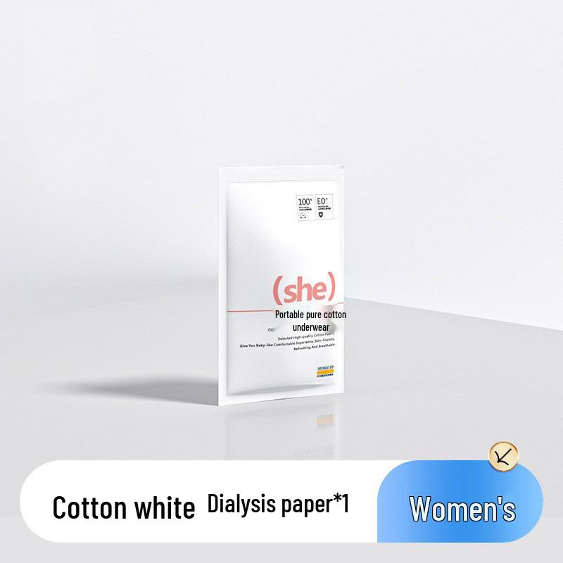 Supermarkt Herren- & Damen Einweg-Baumwollunterwäsche, einzeln verpackt, steril, Übergröße, reisefreundliche Slips.