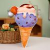 Simulated Cute Fruit Ice Cream Pillow Plush Toys for Girls Sofa Cushions At Home Ornaments Children's Gifts
