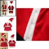 Cozy And Adorable Children's Santa Claus Christmas Costume Outfit Set