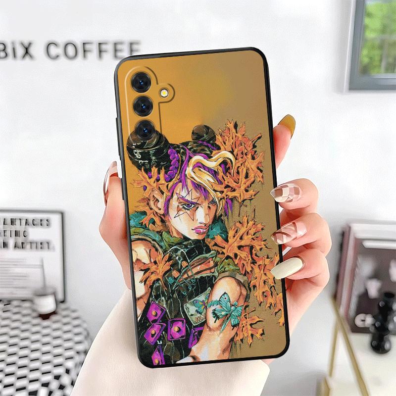 JoJo Adventure Jolyne Cujoh Soft Phone Case for Samsung A17 A37 A57 A16 A26 A36 A56 A15 A25 A35 A55 A14 A24 A34 A54 A13 A23 A33