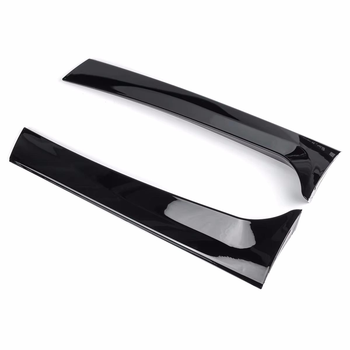 For VW Tiguan MK2 2017 2018 2019 2020+ Rear Window Side Spoiler Glossy Black Car Rear Window Canard Splitter Tail Wing