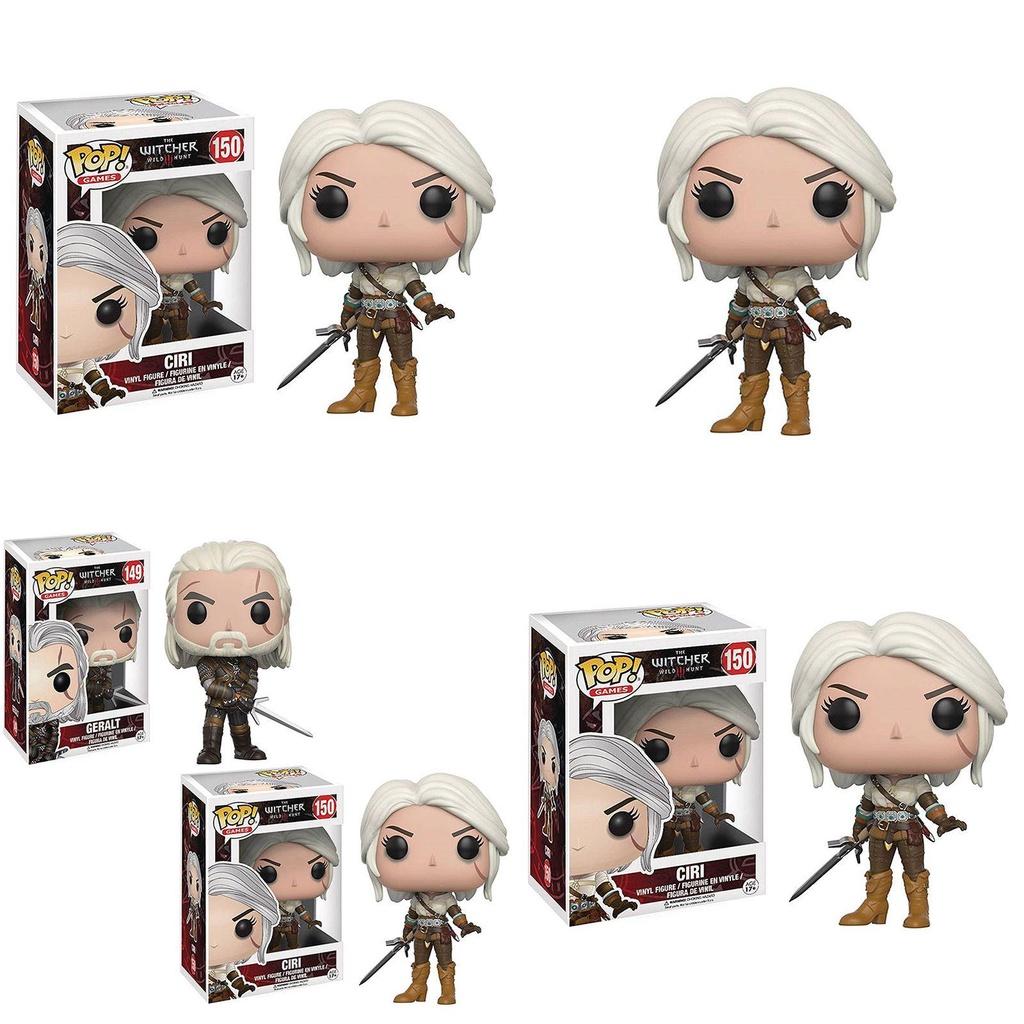 Відьмак 3 Дике полювання Funko Pop Цірі Геральт Єніфер Міні фігурка Лялька Іграшка Діти З коробкою