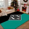 1PC Monchengladbach Emblem Rug Game Carpet, Floor Mat for Bedroom Living Room Entryway Rug, Home Decor Idea Gift for Christmas birthday